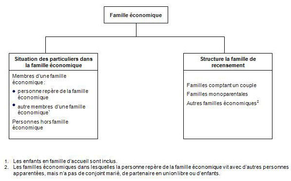Figure 19 Aperçu des variables relatives à la famille de recensement et à la famille économique partie 2